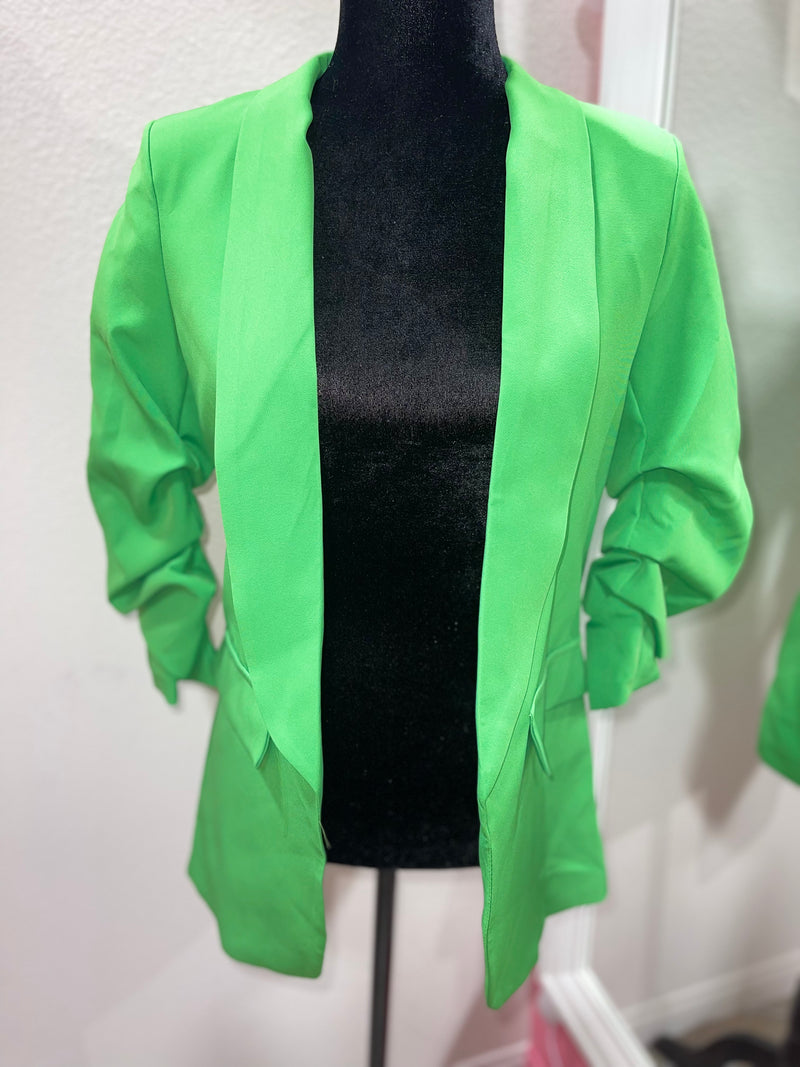 Nora green blazer