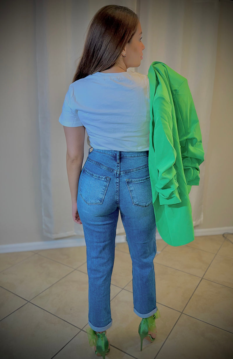 Nora green blazer