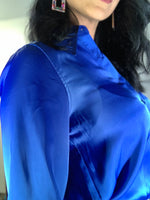 Yadira Royal blue shirt
